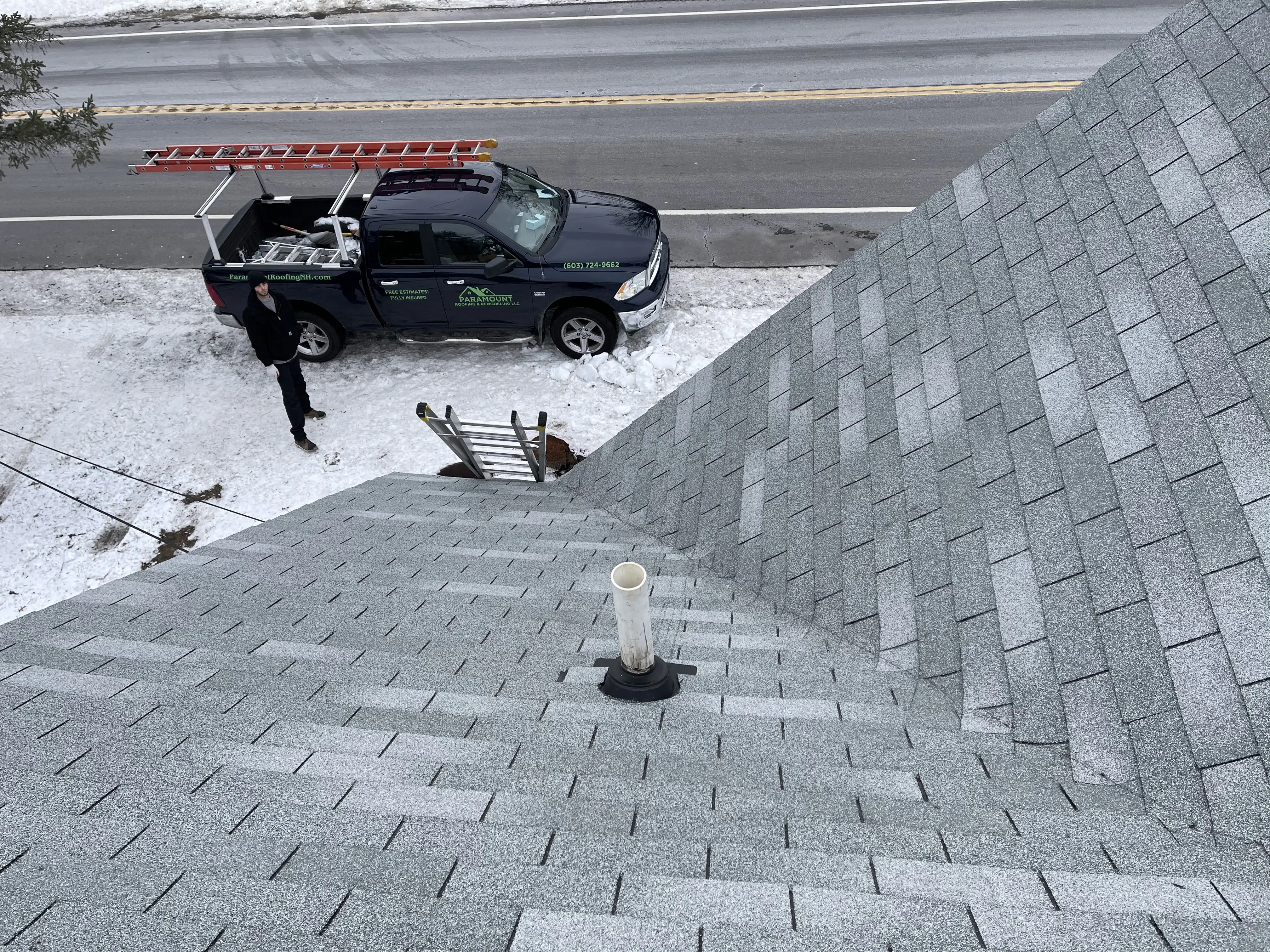 High-quality asphalt shingle installation by Paramount Roofing
